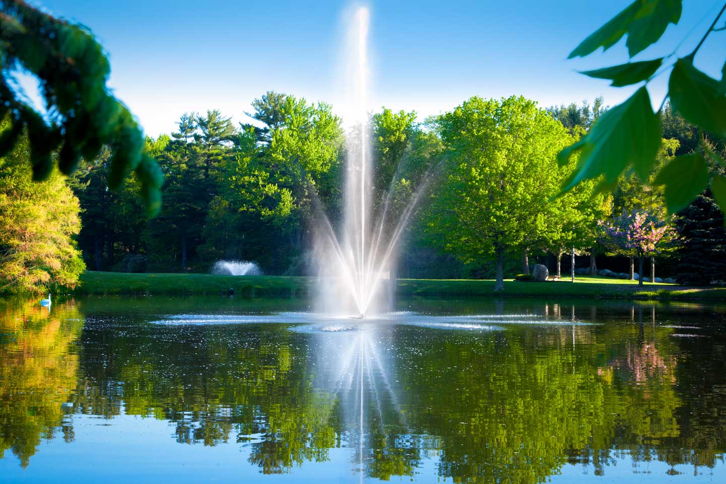 Atriarch Fountain in a residential Lake