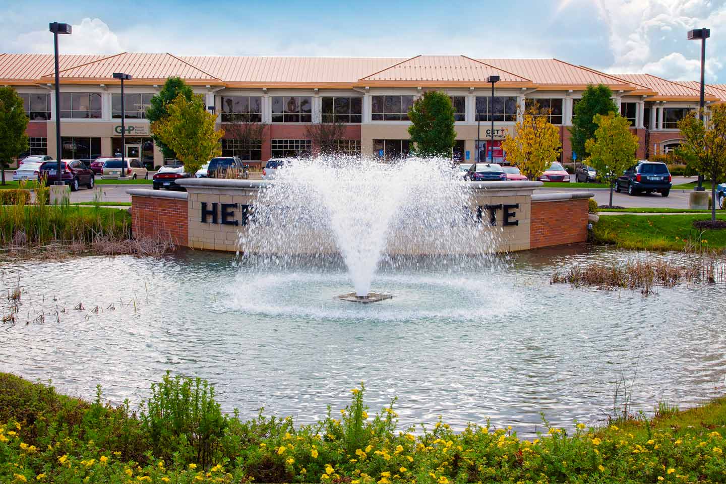  North Star Display Lake Aerator at a park
